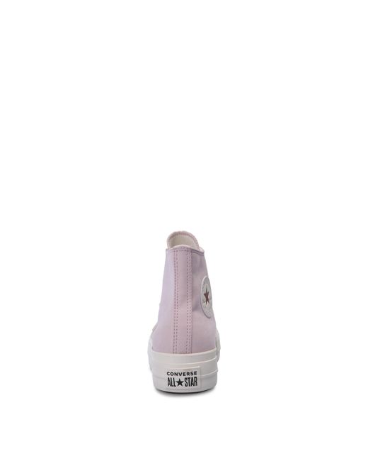 Converse Purple Chuck Taylor All Star Lif Canvas High-Top Trainers