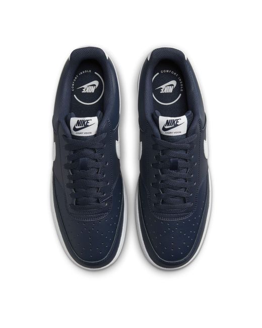 Nike Blue Court Vision Low Trainers for men
