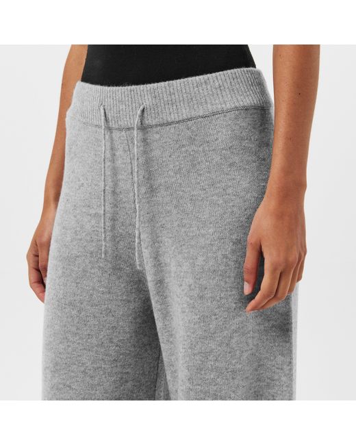 Raey Gray Wide Leg Trousers