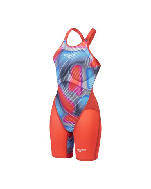 Speedo Red Lzr Valor 2.0 Race Swimsuit