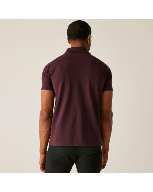 Regatta Purple Pro 50/50 Pique Polo for men