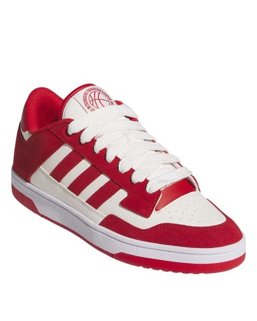 Adidas Red Rapid Court Low Trainers for men