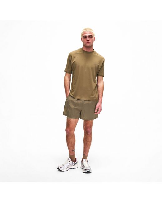 The Couture Club Natural 2-1 Translucent Run Shorts for men