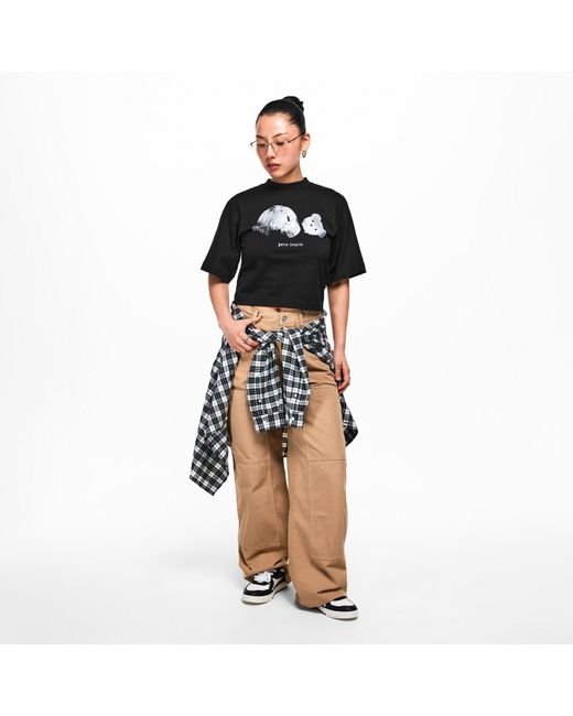 Palm Angels Black Kil Bear Oversized T-Shirt