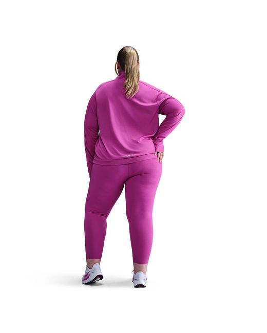 Nike Purple Long Sleeve Performance Running Top