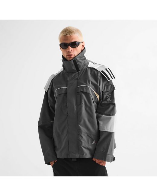 Roa Gray Gale 10K Rain Anorak Jacket for men