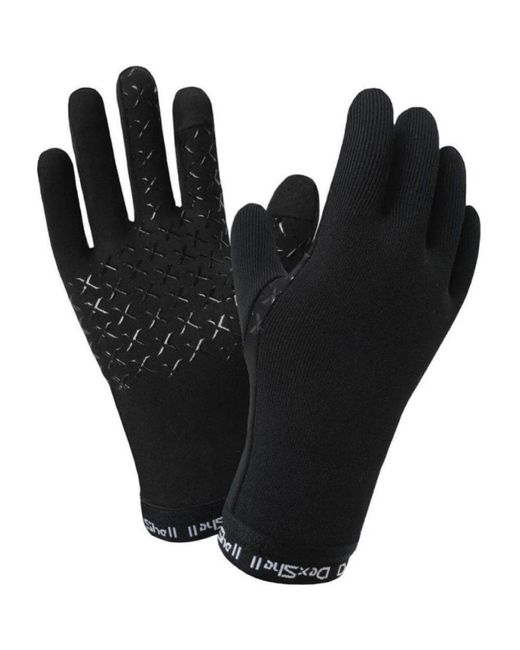 DexShell Black Drylite Waterproof Touchscreen Cycling Gloves