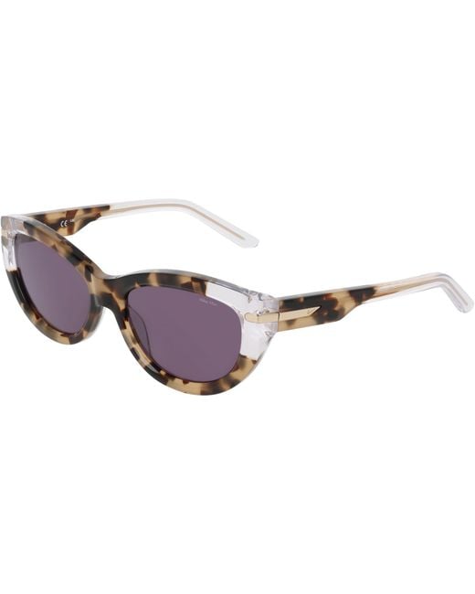 Nike Brown Crescent Fawn Cat Eye Sunglasses