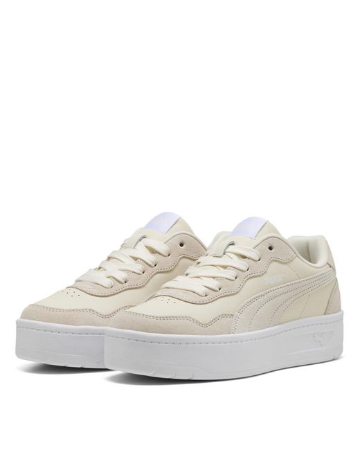 PUMA White Court Lally Skye Low-Top Trainers