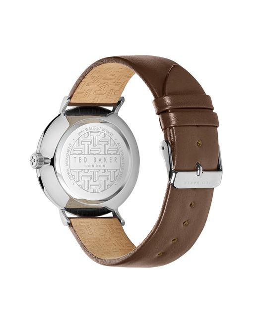 Ted Baker Metallic Phylipa Quartz Analogue Quartz Watch for men