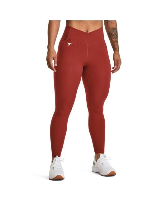Under Armour Red Project Rock Performance Gym Legging
