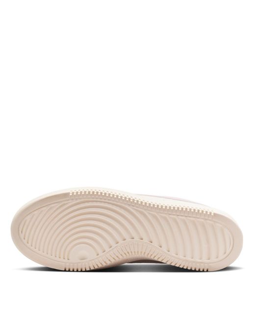 Nike Pink Court Vision Alta Leather Trainers