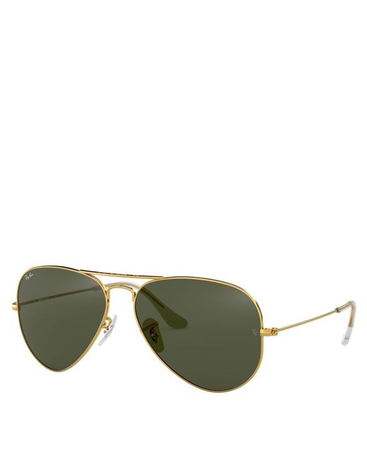Ray-Ban Green Large Aviator Sunglasses
