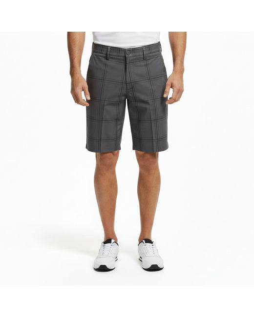 Slazenger 1881 Gray Check Golf Shorts for men