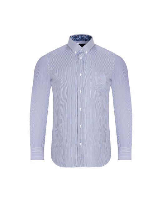 Eden Park Blue Striped Shirt for men