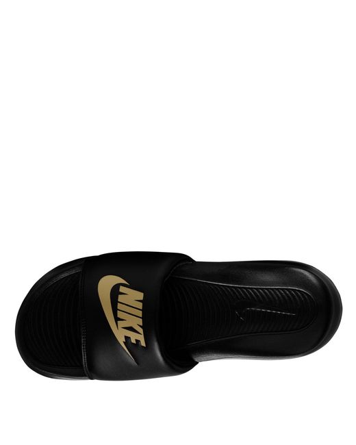 Nike Black Victori One Slides for men