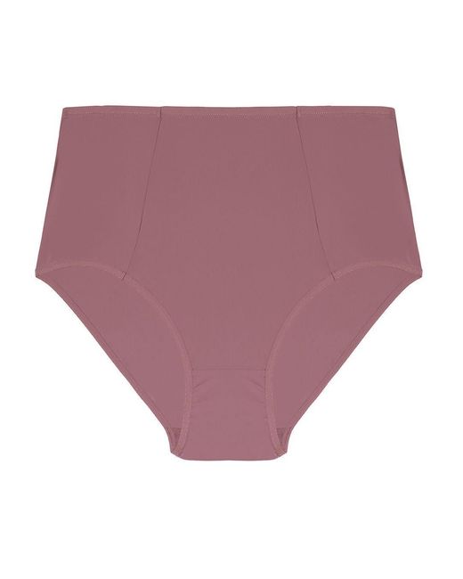 Playful Promises Purple Second Skin Rose Recycled Highwaist Brief