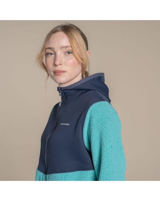 Craghoppers Blue Telesto Insulated Hooded Fleece Jacket