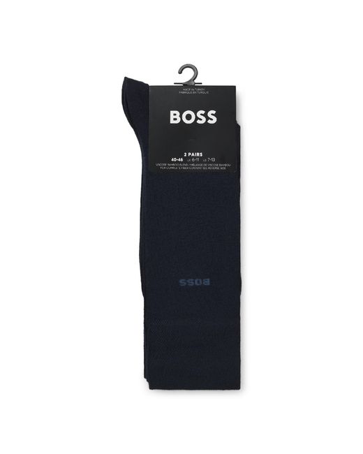 Boss Blue 2 Pack Of Socks for men