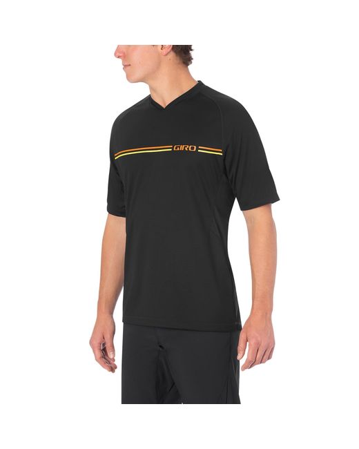 Giro Black Xar Short Sleeve Mtb Jersey for men