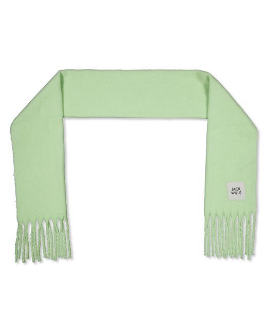 Jack Wills Green Soft Fluffy Oversized Scarves