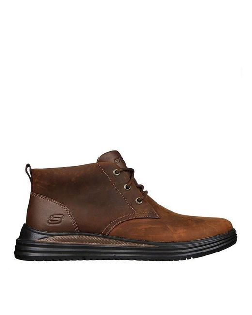 Skechers Brown Proven Yermo Boots for men