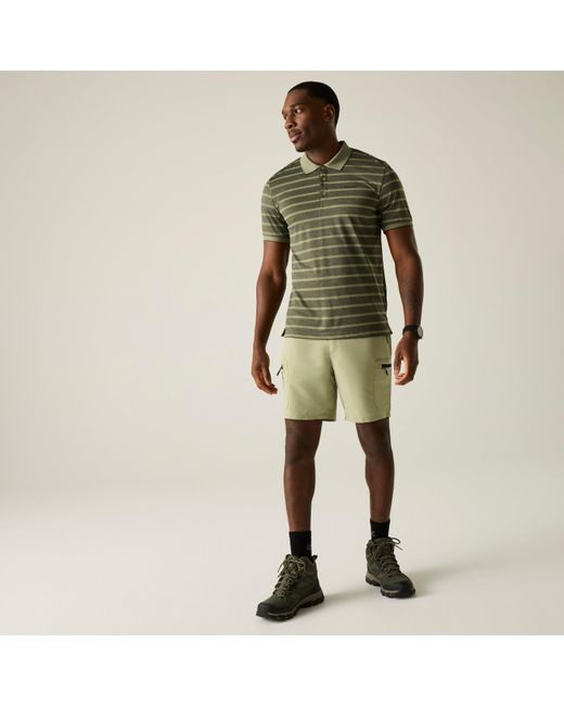Regatta Green Kildra Sweat-Wicking Polo Shirt for men