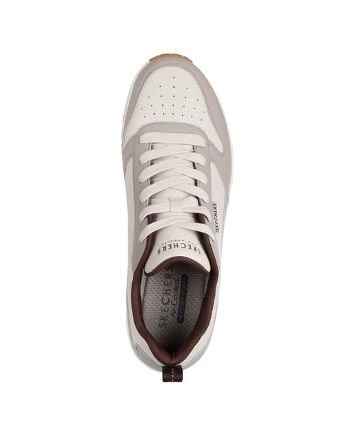 Skechers White Uno Stand On Air Trainers for men