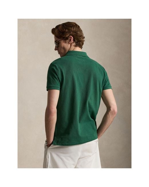Polo Ralph Lauren Green Custom Short Sleeve Polo Shirt for men