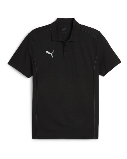 PUMA Black Teamfinal Casuals Polo for men