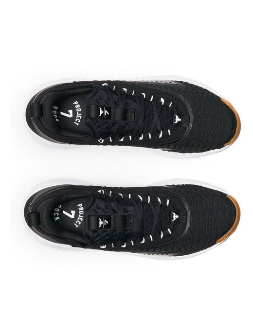Under Armour Blue Ua Project Rock 7 Low Top Training Sneakers for men