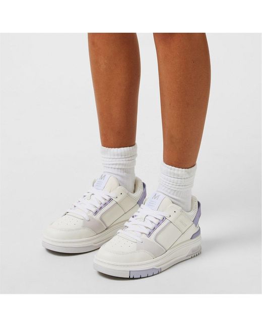 Mallet White Compton Trainers