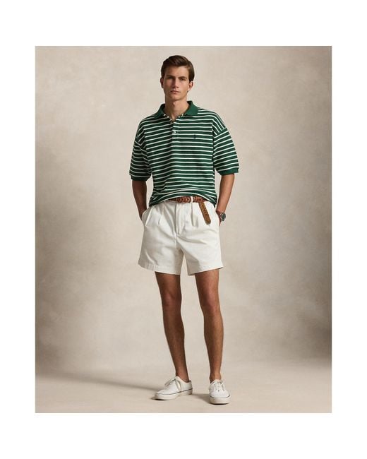 Polo Ralph Lauren Green Knitted Short Sleeve Polo Shirt for men