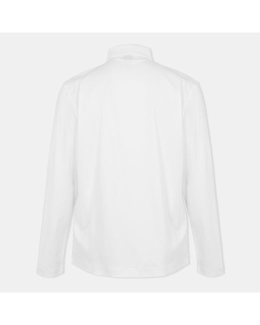 Boss White Hbb Paley Long-Sleeve Polo for men