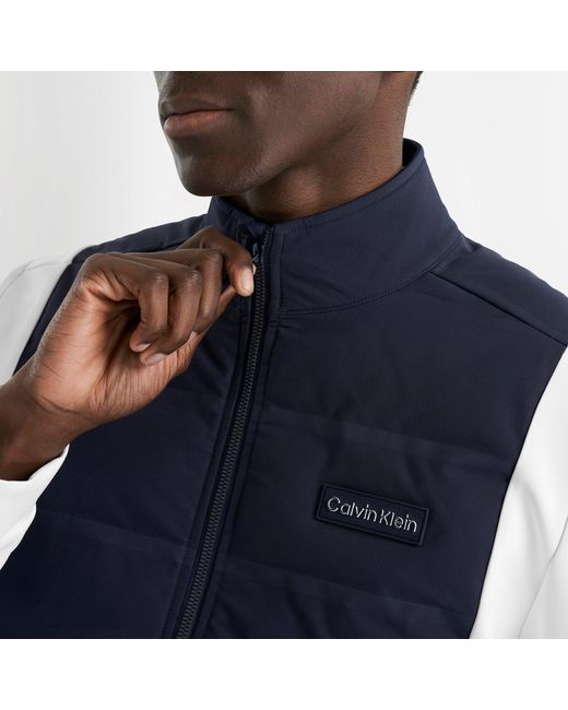 Calvin Klein Blue Performance Golf Jacket for men