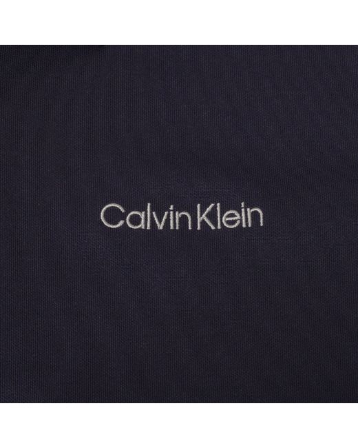 Calvin Klein Blue Jc Block Short Sleeve Performance Polo Shirt for men