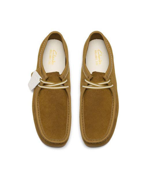 Clarks Brown Wallabee Moc Toe Formal Shoes for men