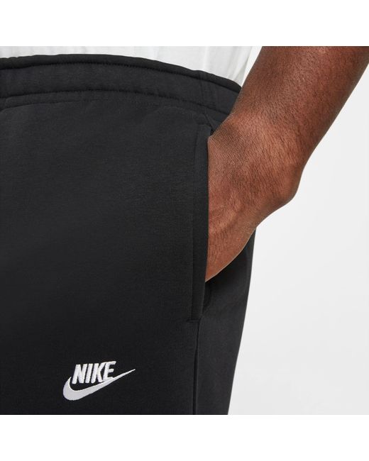 Nike Black Sportswear Club Fleece Pants for men