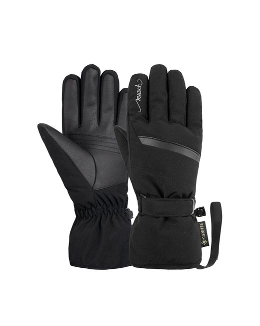 Reusch Black Sandy Ski Gloves for men