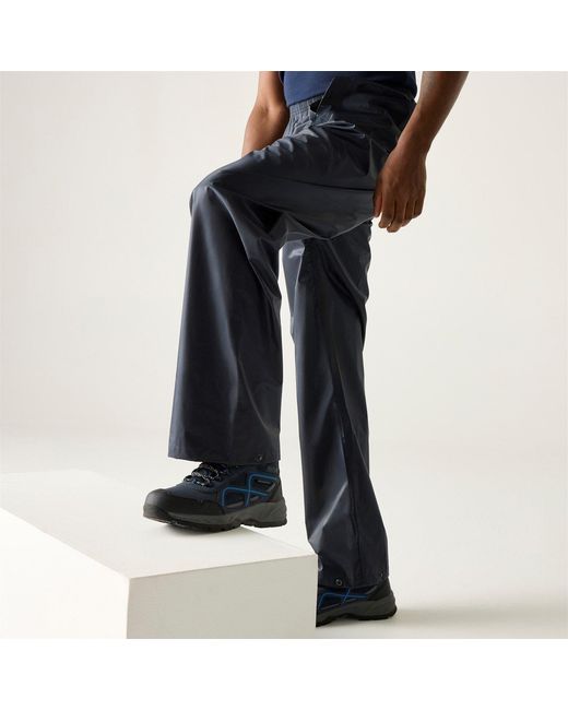 Regatta Blue Stormbreak Waterproof Overtrousers for men