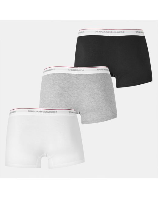 DSquared² Multicolor 3 Pack Boxer Briefs for men