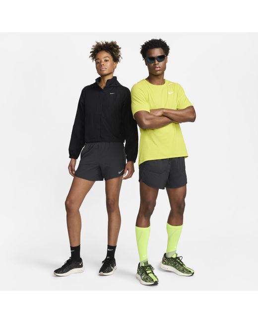 Nike Blue Stride 5In Performance Shorts for men