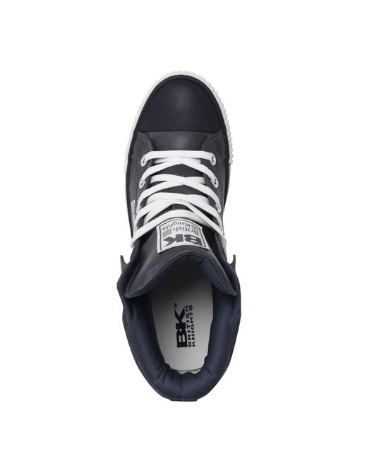 British Knights Blue British Roco Fold Pu Shoes for men