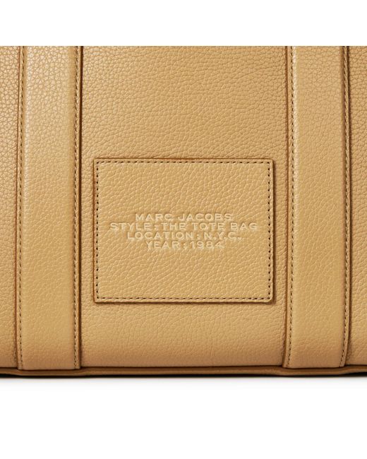 Marc Jacobs Metallic Medium Leather Tote Bag