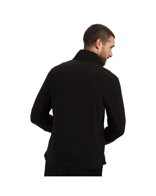 Regatta Black Micro Full-Zip Fleece for men
