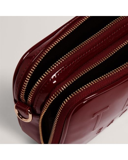 Ted Baker Red Webbing Detail S Crossbody Camera Bag