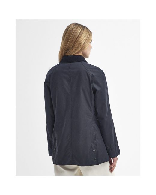 Barbour Blue Beadnell Wax Jacket