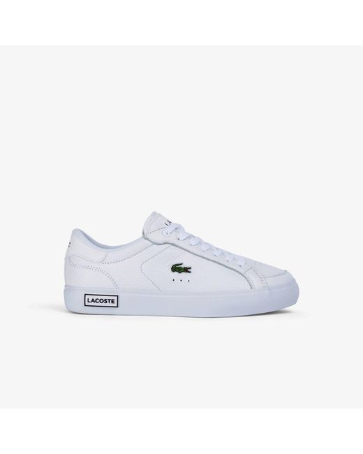 Lacoste White Powercourt Trainers