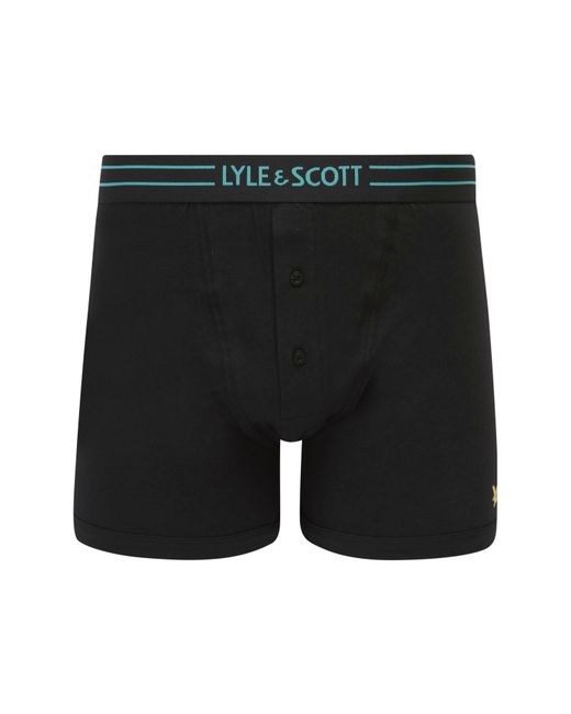 Lyle & Scott Black Lyle Lewis 3Pk for men