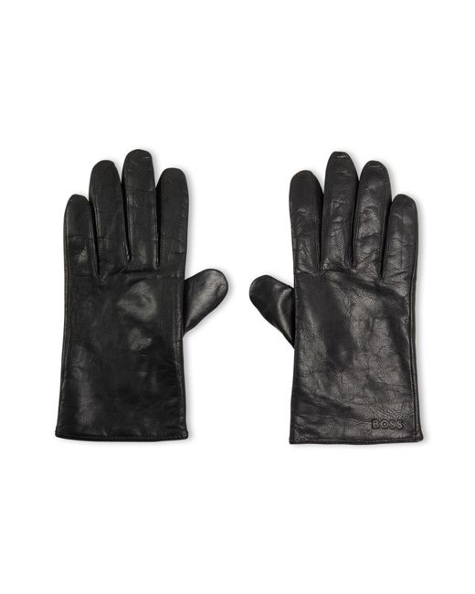 Boss Black Gioli Fleece Gloves for men
